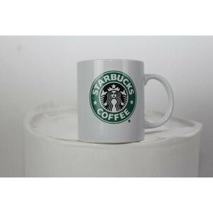 Starbucks Fresh Roasted 2 Mermaid Logo Green Brown Coffee Mug Cup 11 oz 2008